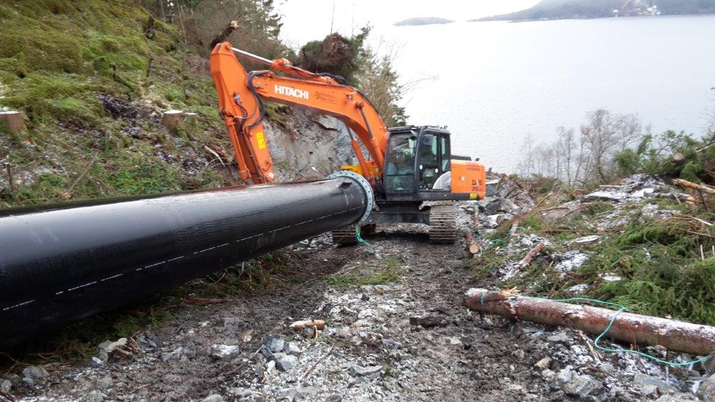 PE-rør i setninger og jordskjelv