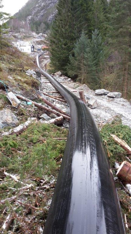 PE-rør i setninger og jordskjelv