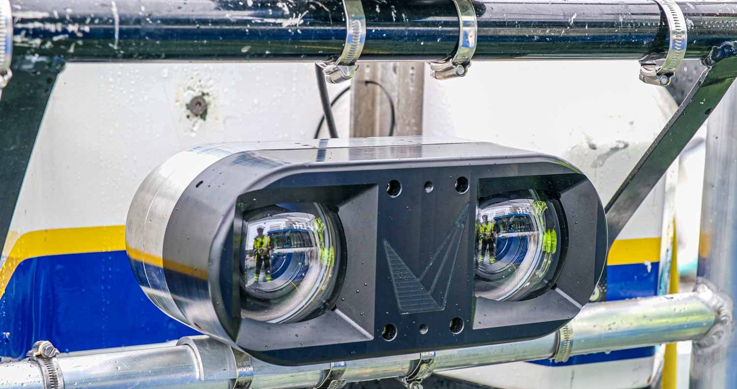 Med dette kameraet lager de punktsky og 3D-foto under vann