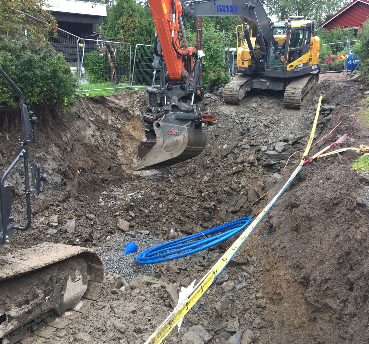 Fjerner lekkasjer med rør-i-rør