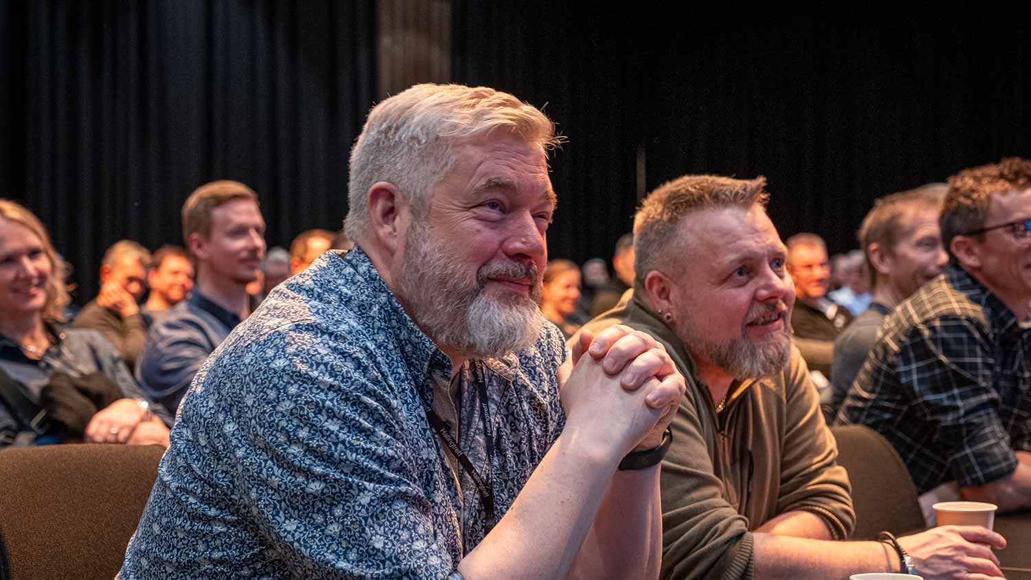 Hallingtreff: Jan Stenersen t.v. og Ove Emil Aker. 