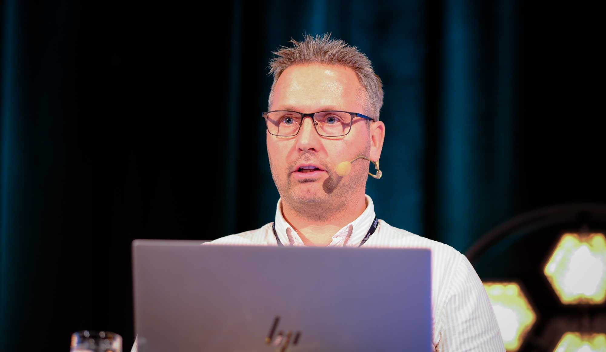 John Bjørndal på Hallingtreff 2025. (Foto: Jørn Søderholm)