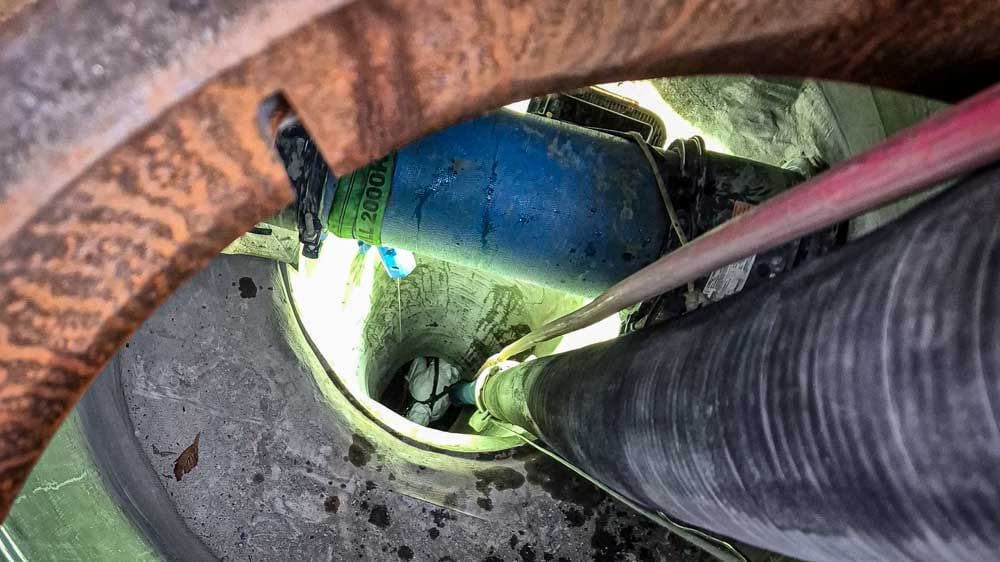 Rydding i kulvert. Rørbloggen: Den utrolige kulverten