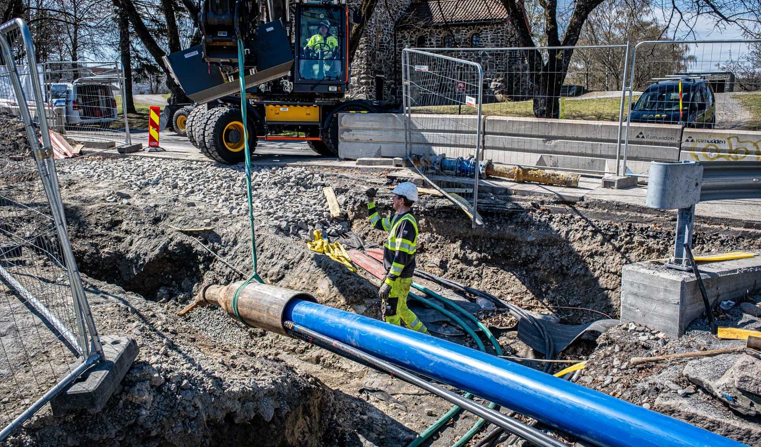 Utblokking på Romerike, 2023. (Foto: Jørn Søderholm) 