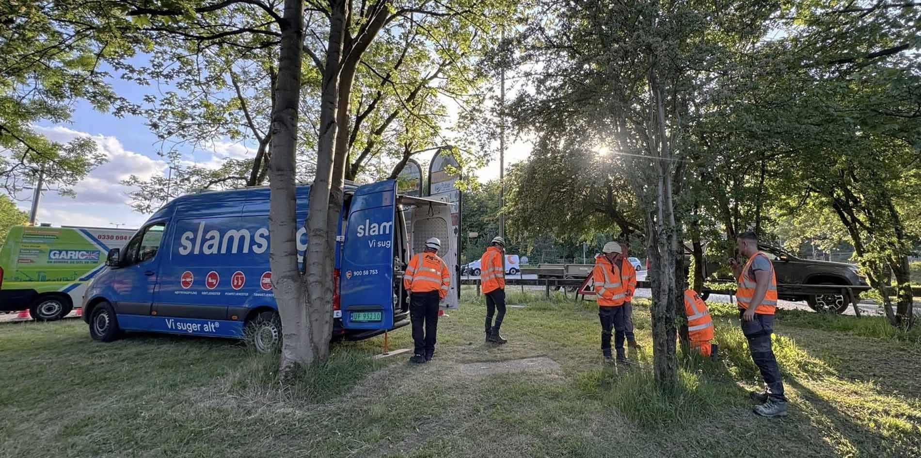 Inspeksjon av den 1800 meter lange 1000 mm overløpsledningen i Manchester.  (Foto: Eget)
