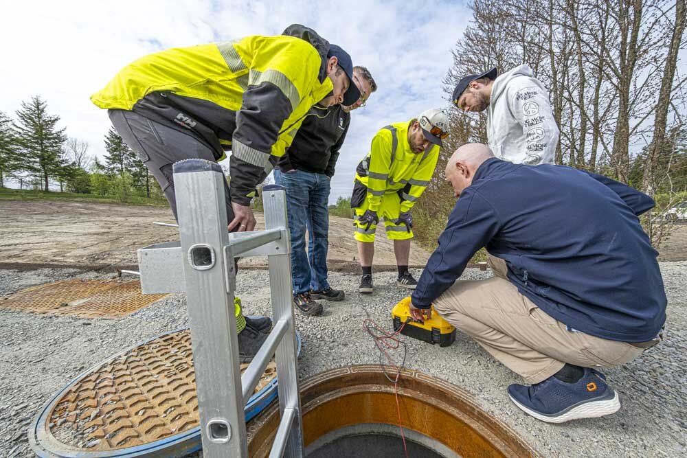 RIN gjennomførte sine første kurs i spyling og lekkasjesøk våren 2024. 