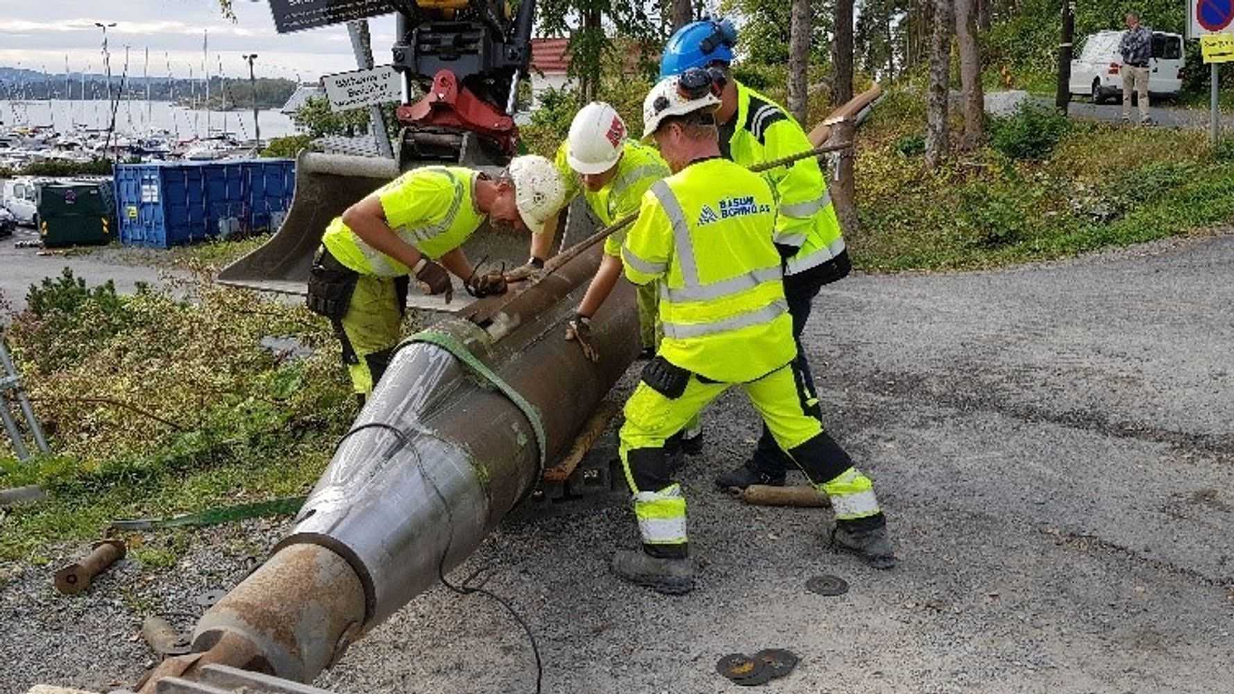 Utblokking med PE-rør er en suksess